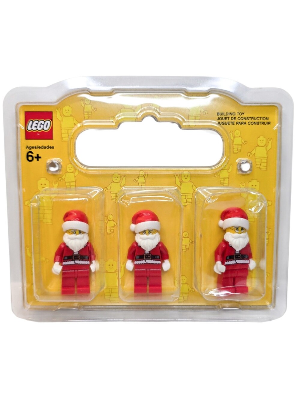 Lego Christmas Minifigure 3 Santa Claus Limited Edition In Store Exclusive Set